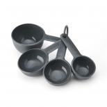 Набір мірних ковшиків KitchenAid Coreline, 4 шт, сірий (KQG058OHCGG)