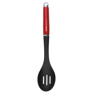 Ложка для сервіровки з прорізами KitchenAid Coreline, 35,3 см, червоний (KAG004OHERE)
